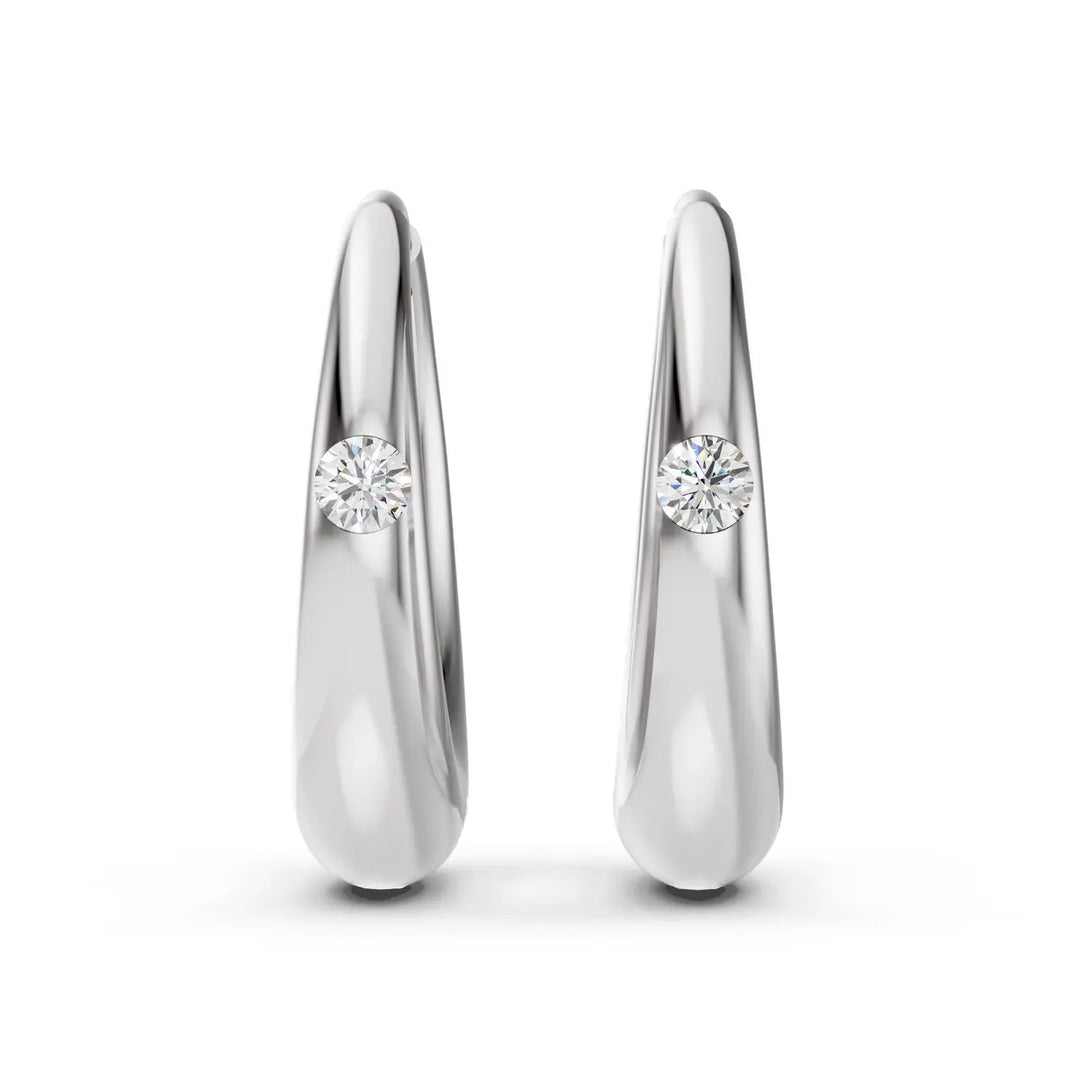 Dew Drop Minimal Stud Hoops