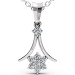 Load image into Gallery viewer, The Fleur Arc Pendant-With chain
