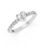 Load image into Gallery viewer, Hearts Embrace Diamond Ring
