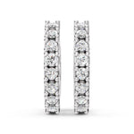 Load image into Gallery viewer, Spark Circle Diamond Earrings
