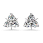 Load image into Gallery viewer, Trinity Gleam Diamond Studs
