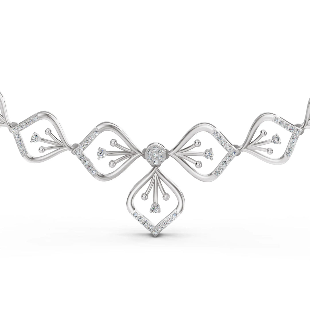 The Zephyra Diamond Frame Necklace