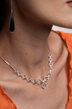 Load image into Gallery viewer, The Zephyra Diamond Frame Necklace
