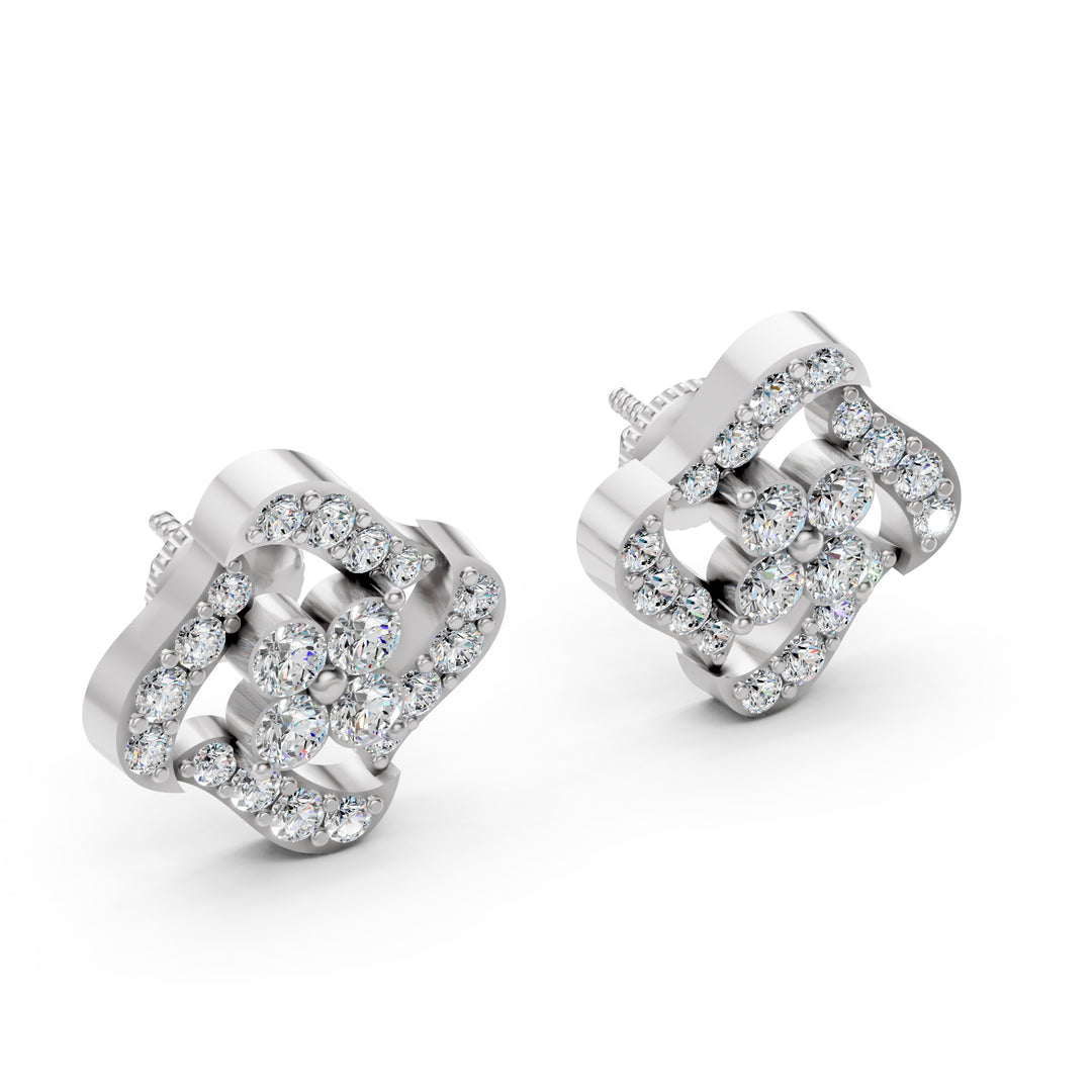 Twilight Gleam Diamond Studs