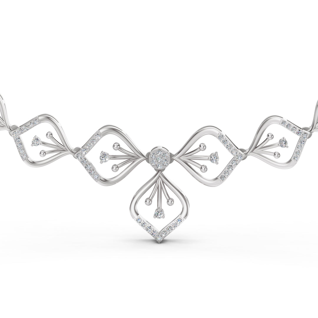The Zephyra Diamond Frame Necklace