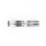 Load image into Gallery viewer, Eros Solitaire Band Ring
