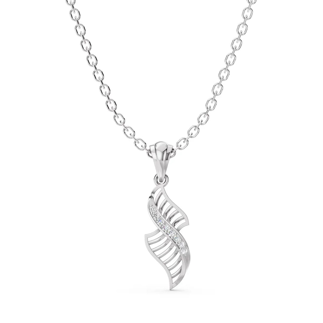 Aurora Wave Pendant-With chain