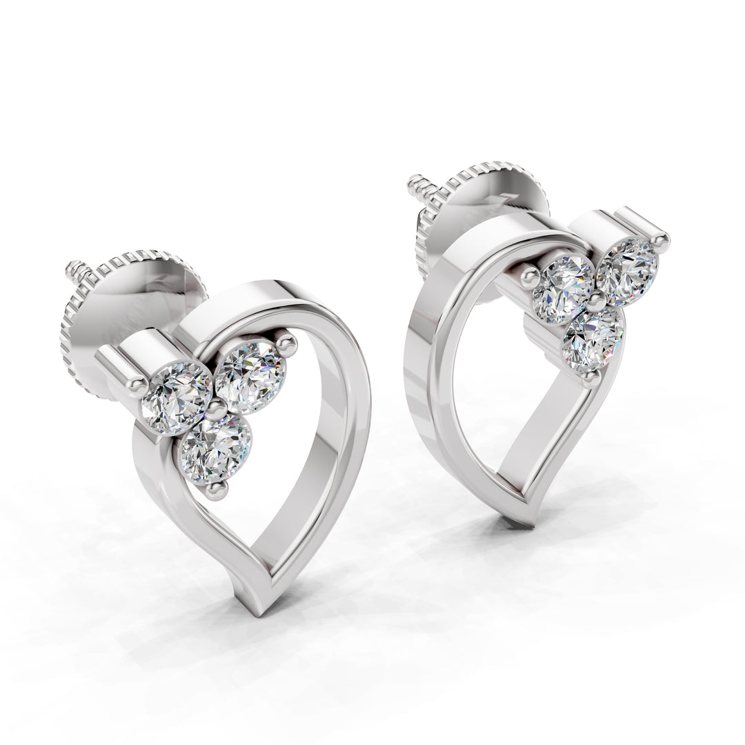 Blush Dew Diamond Earrings