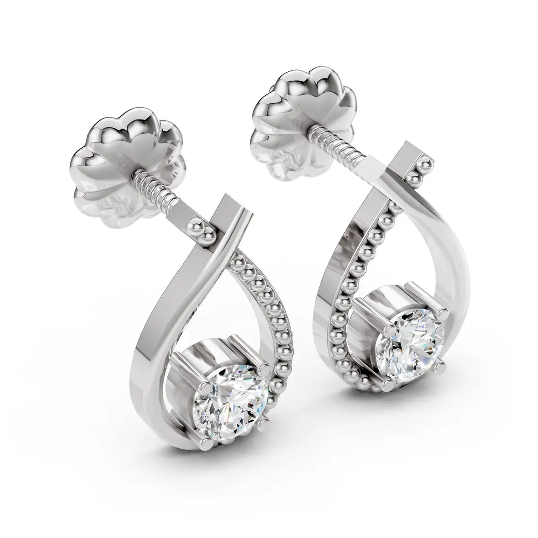 Tear of Grace Diamond Studs