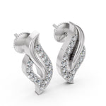 Load image into Gallery viewer, Flame Diamnond Studs
