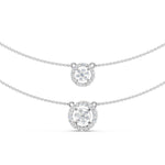 Load image into Gallery viewer, The Gemini Glow Necklace-With chain
