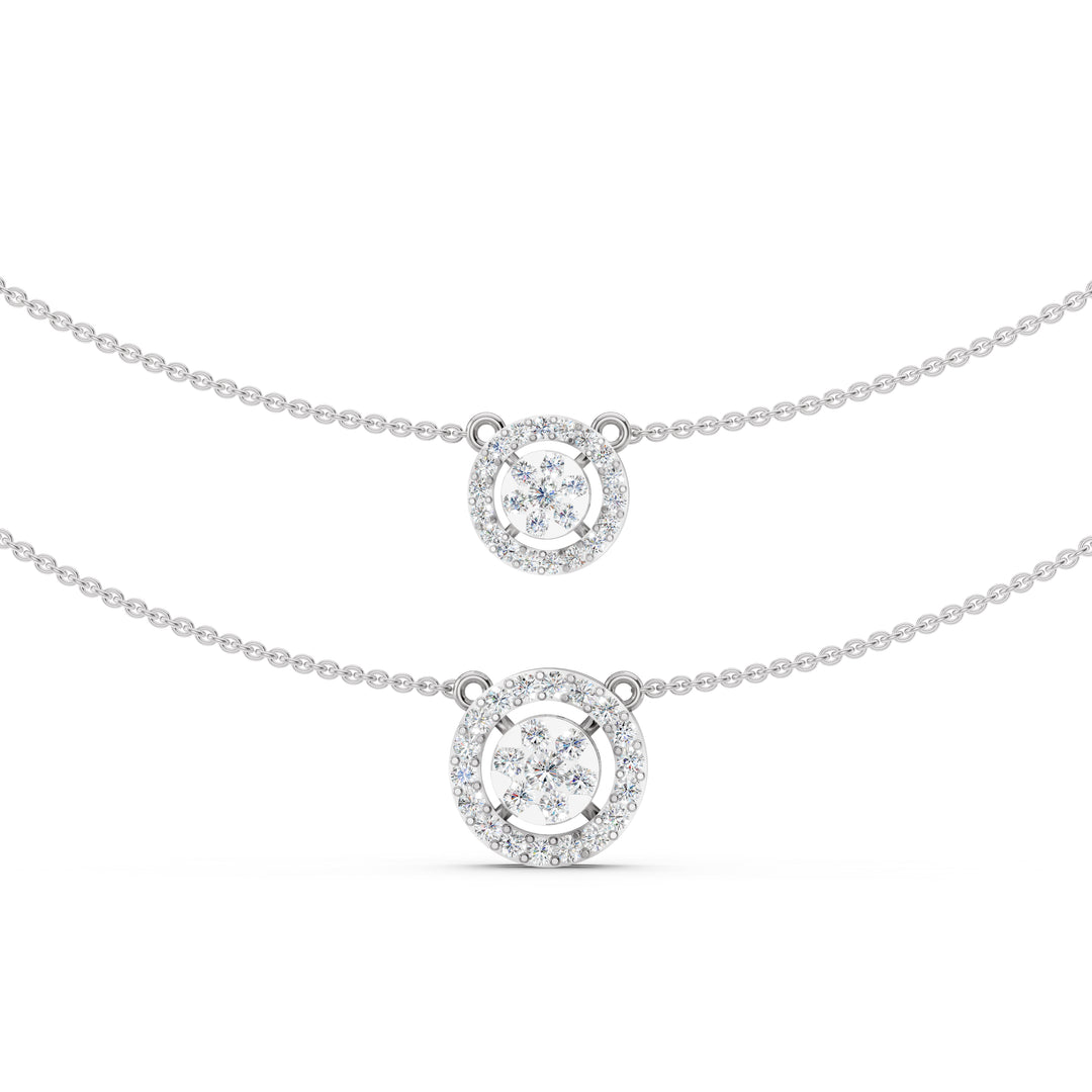The Gemini Glow Necklace-With chain