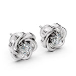 Load image into Gallery viewer, Celestia Bloom Diamond Studs
