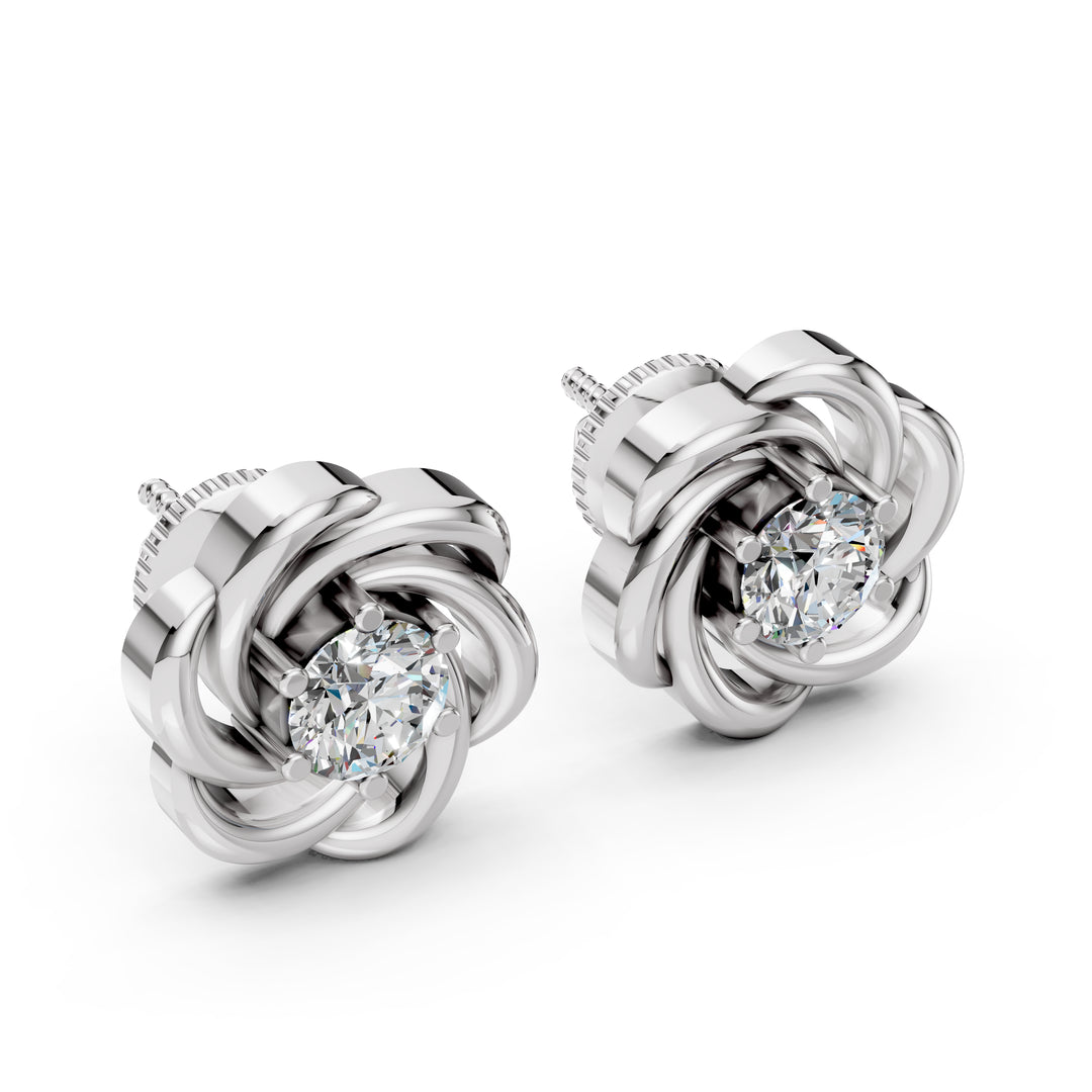 Celestia Bloom Diamond Studs