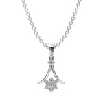 Load image into Gallery viewer, The Fleur Arc Pendant-With chain
