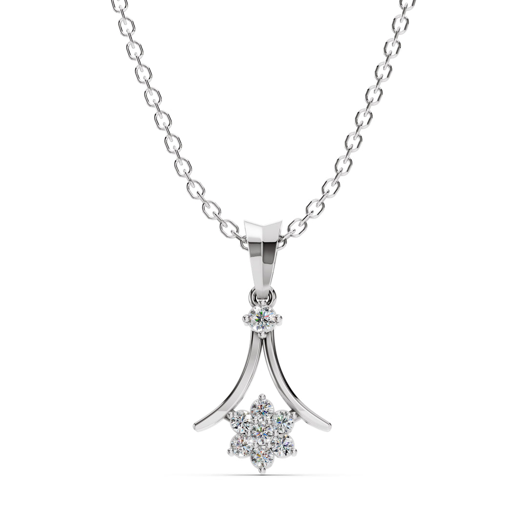The Fleur Arc Pendant-With chain