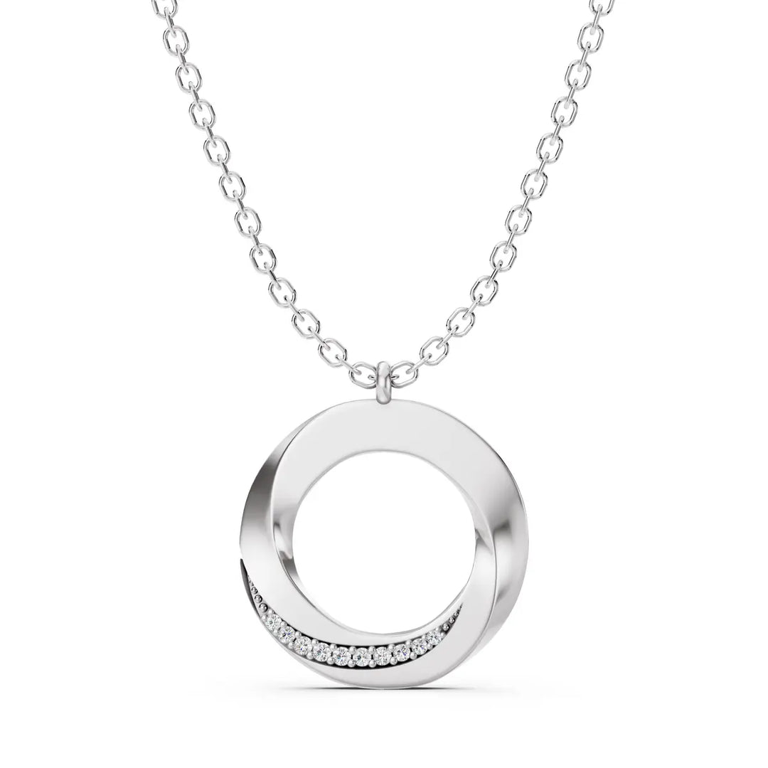 Orbit Halo Pendant-With chain