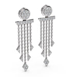 Load image into Gallery viewer, Zariya Diamond Cascade Earrings
