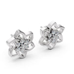 Load image into Gallery viewer, Aarvi Floral Diamond Studs
