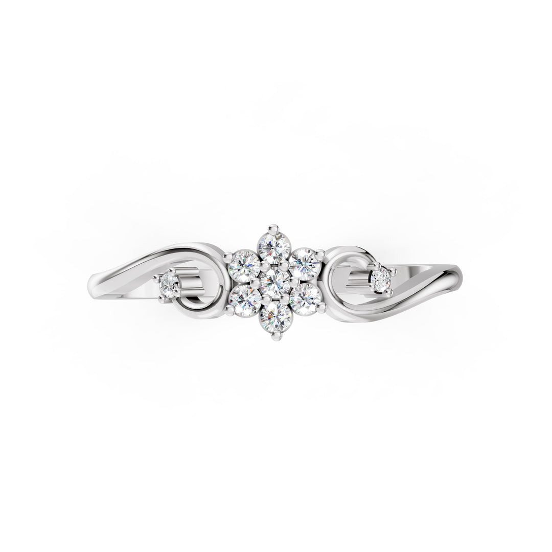 Twinkle Bloom Diamond Ring