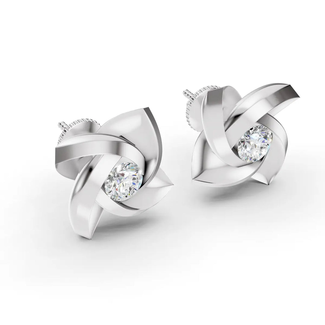 Aurora Twist Studs