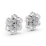 Load image into Gallery viewer, Blossam Halo Diamond Studs

