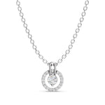 Load image into Gallery viewer, Celestia Halo Pendant-With chain
