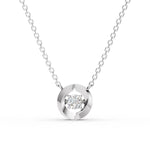 Load image into Gallery viewer, Starlit Orbit Solitaire Charm-With chain
