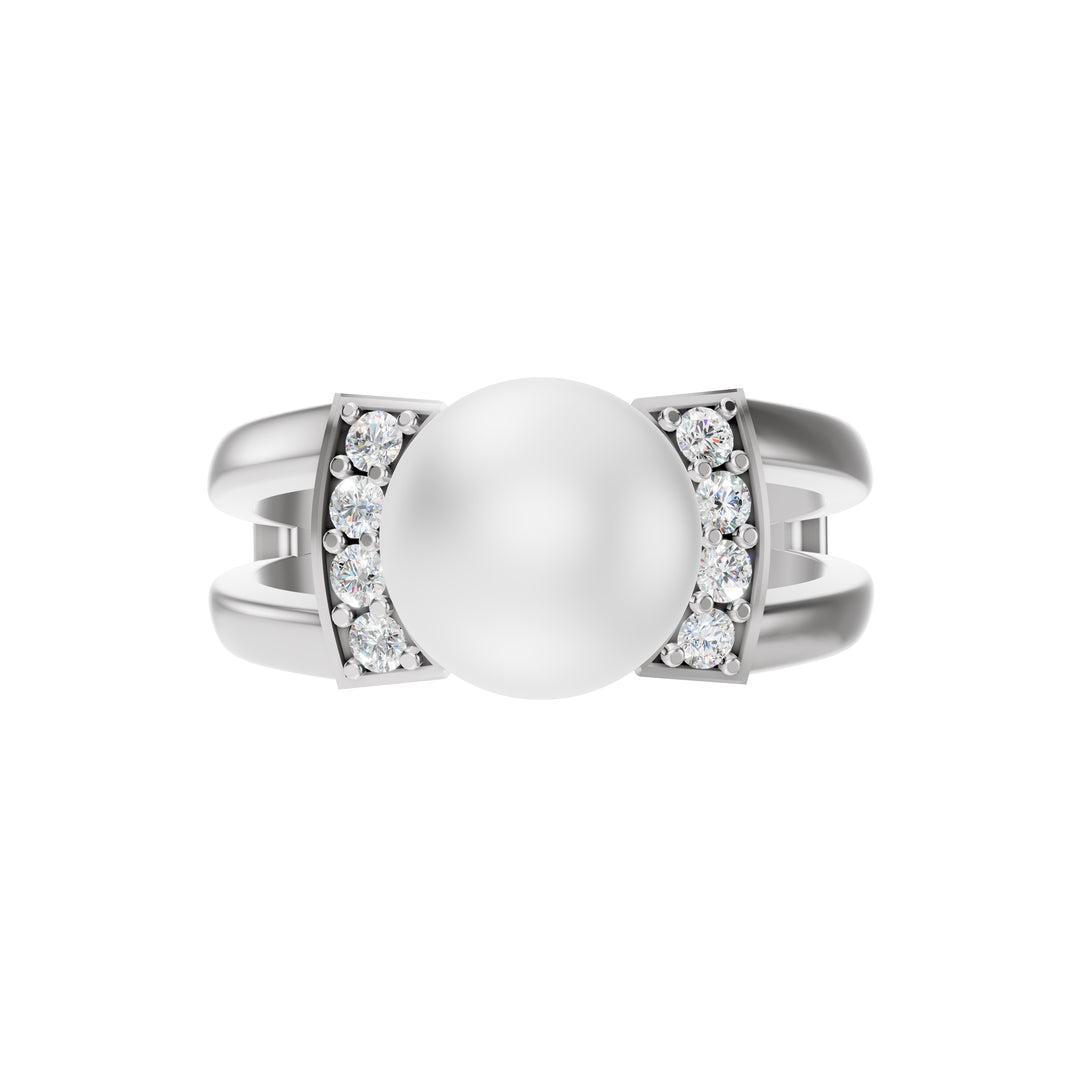 Frosted Moonlight Ring