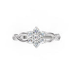 Load image into Gallery viewer, Infinity Blossom Diamond Ring
