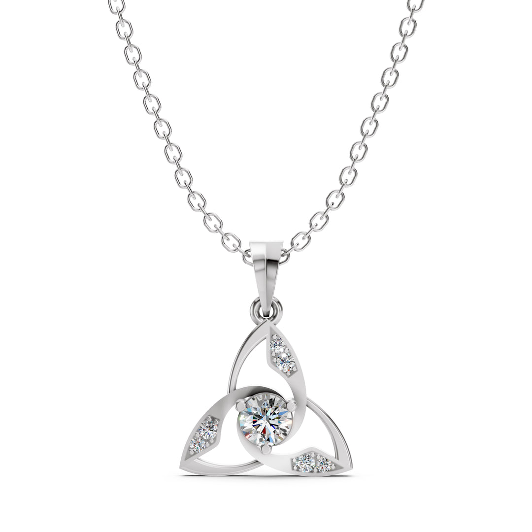Trinity Spark Pendant-With chain