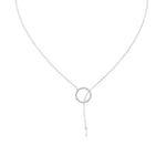 Load image into Gallery viewer, Lustre Loop Lariat-With chain
