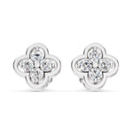 Load image into Gallery viewer, Petal Bloom Diamond Stud Earrings
