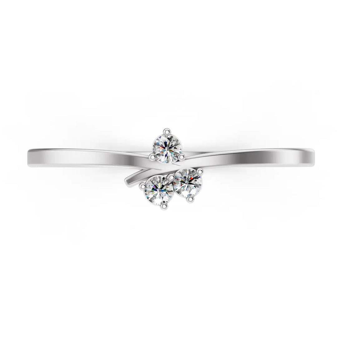 Trio Whisper Diamond Ring
