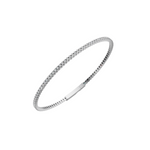 Load image into Gallery viewer, Tennis Bangle Bracelet - 18Kt Gold Vermeil &amp; Rose Gold Vermeil
