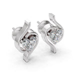 Load image into Gallery viewer, Twilight Curl Diamond Earrings
