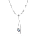 Load image into Gallery viewer, The Aurora Glide Pendant-With chain

