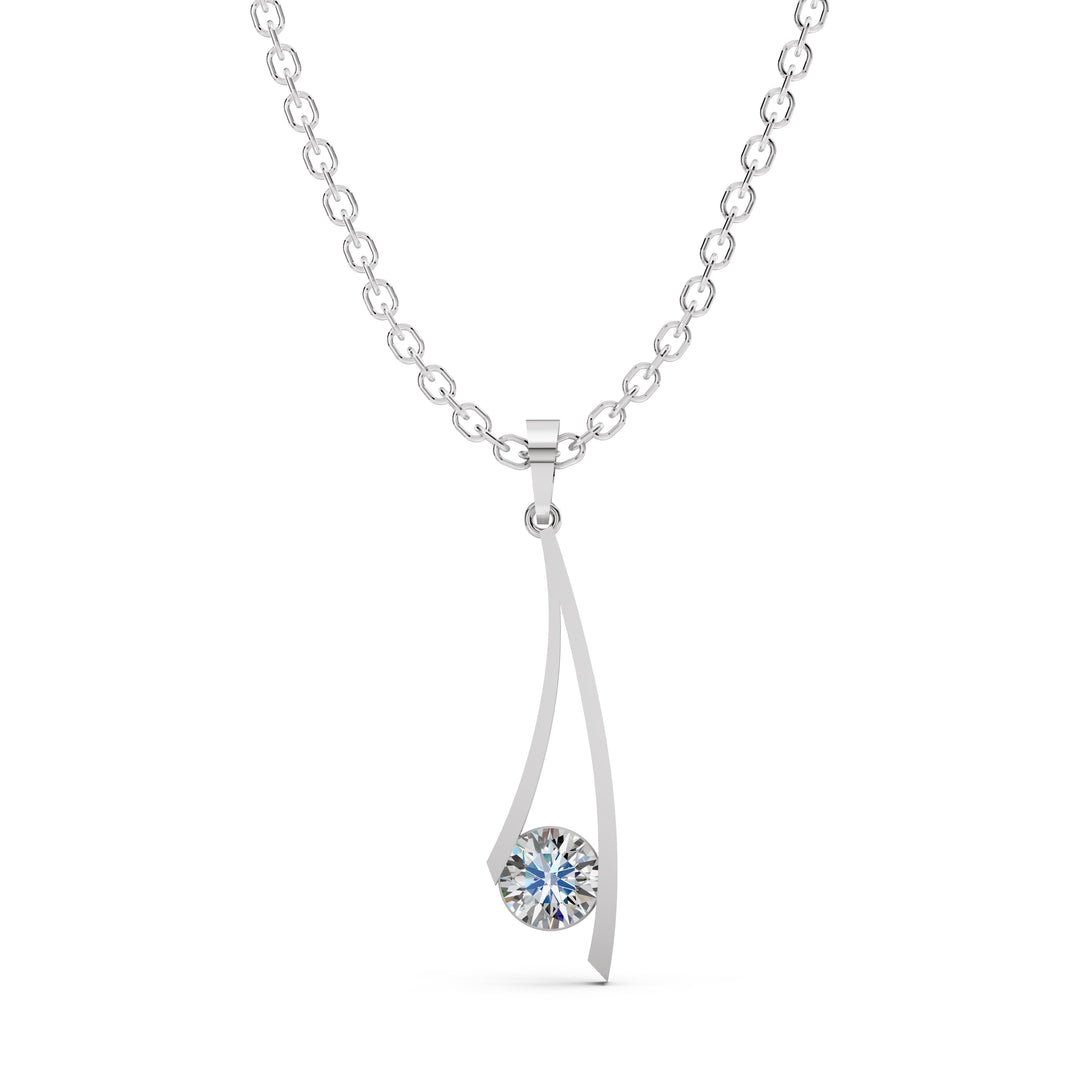 The Aurora Glide Pendant-With chain