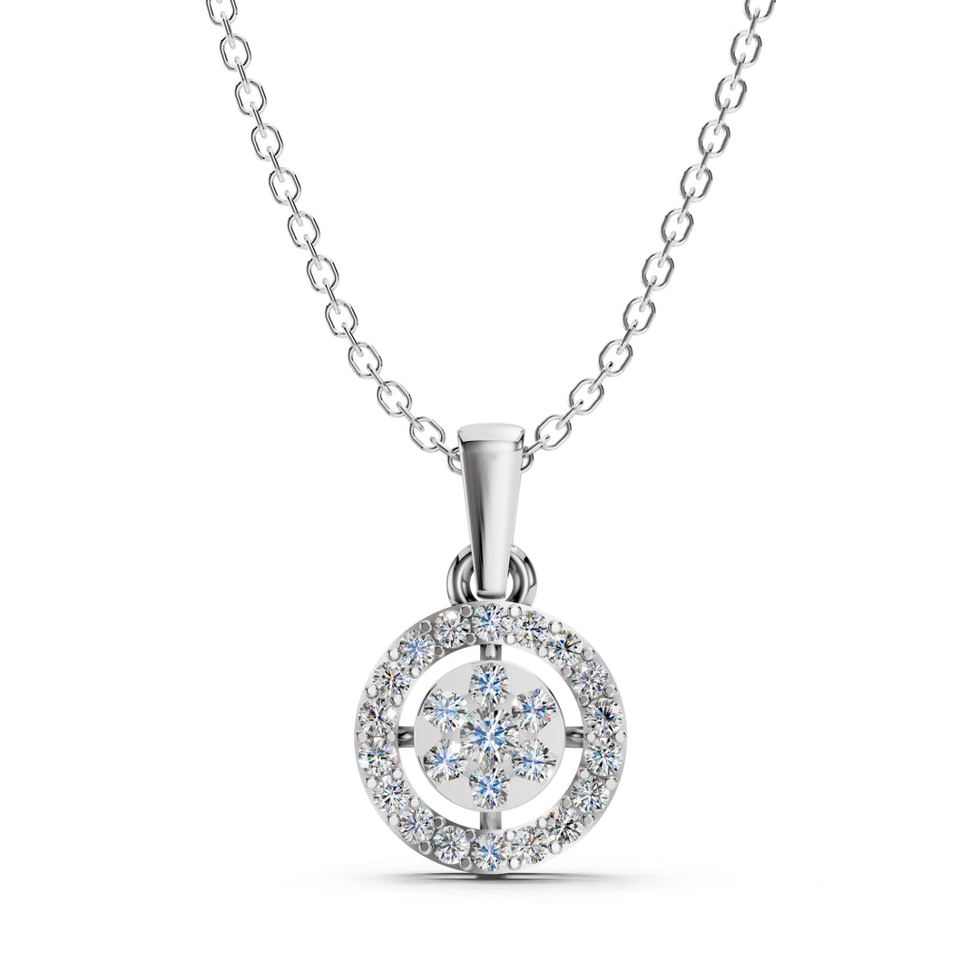 The Clestia Bloom Pendant-With chain
