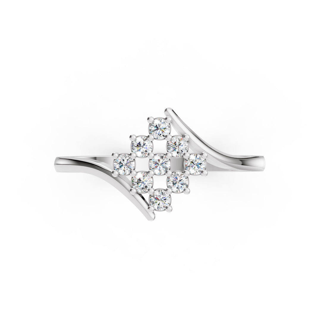 Regalia Grid Diamond Ring