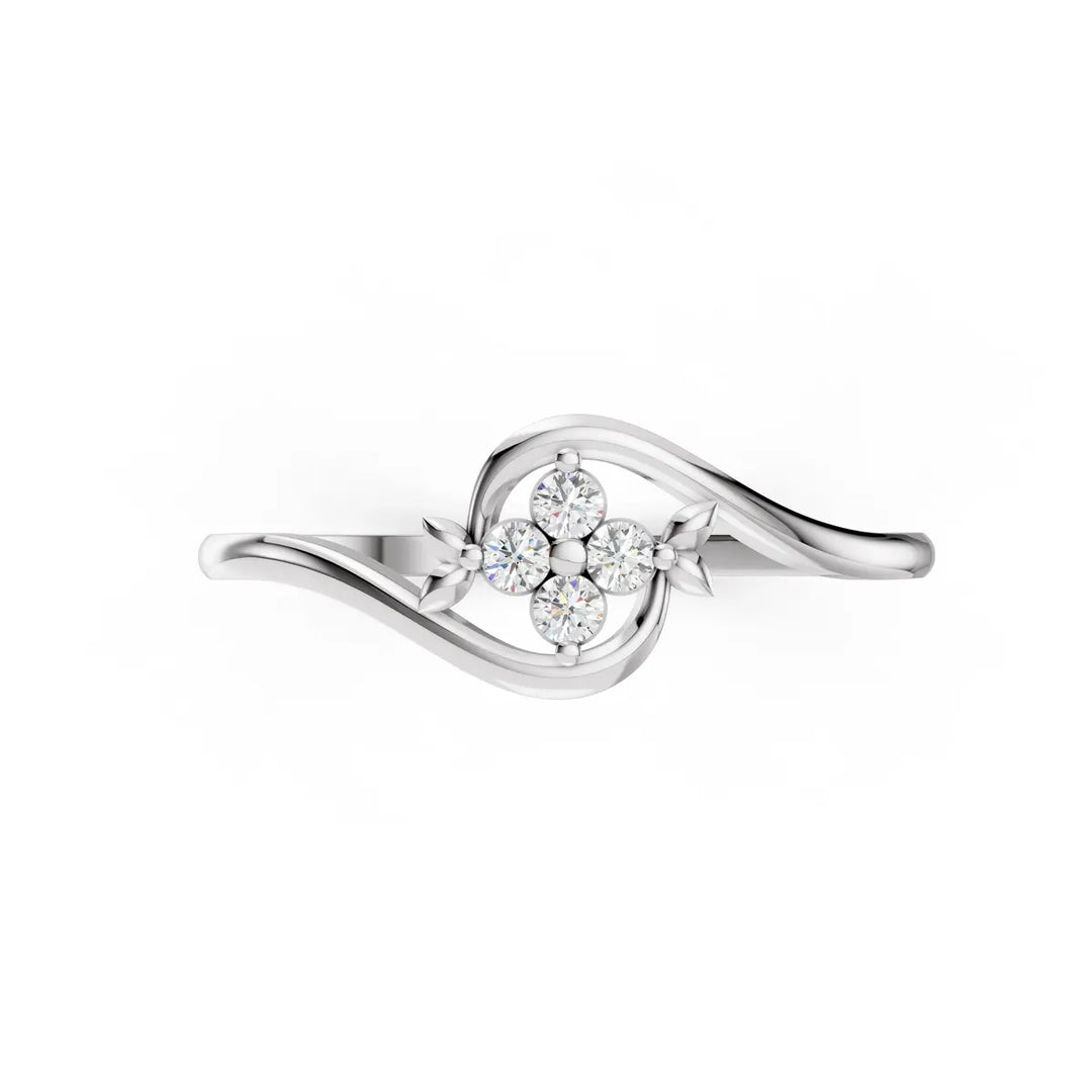 Petal Bloom Diamond Ring