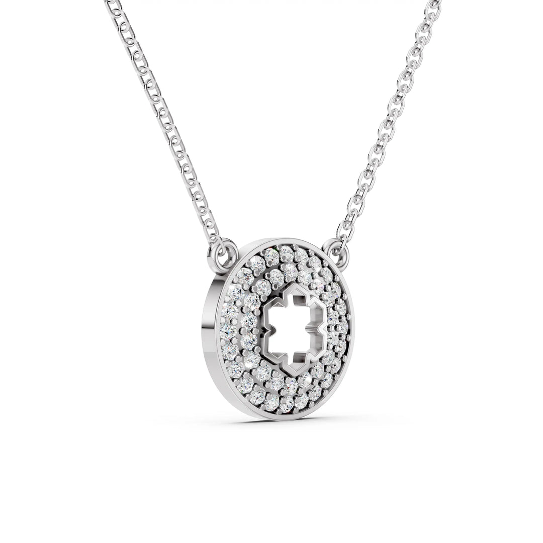 The Aria Medallion Pendant-With chain