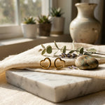 Load image into Gallery viewer, Love Heart Hoops Earring