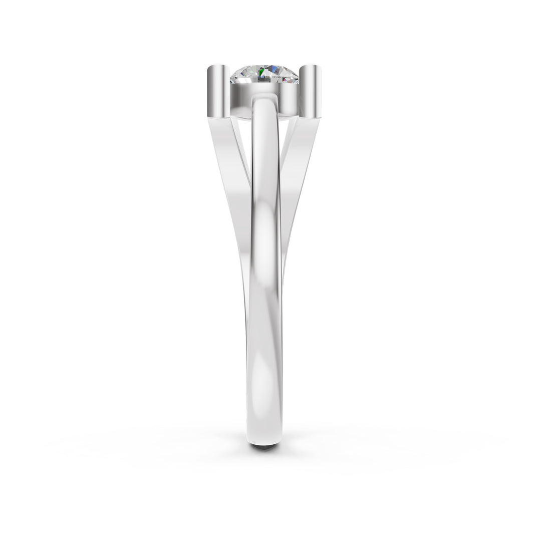 Twilight Embrace-The Embrace Solitaire Ring