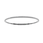 Load image into Gallery viewer, Tennis Bangle Bracelet - 18Kt Gold Vermeil &amp; Rose Gold Vermeil
