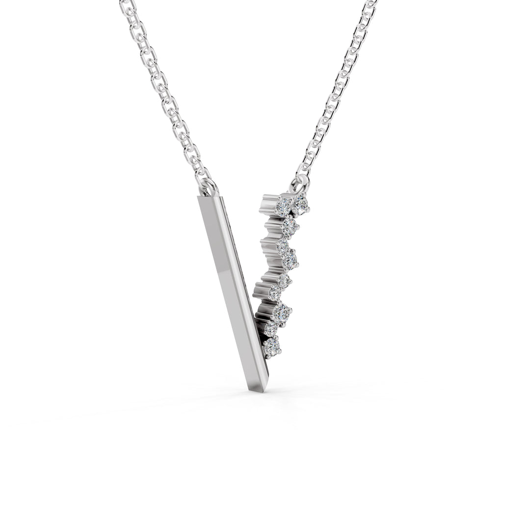The Prism Line Pendant-With chain