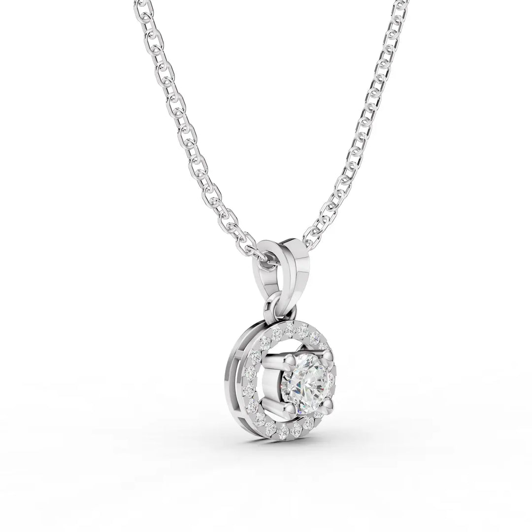 Lunaria Spark Pendant-With chain