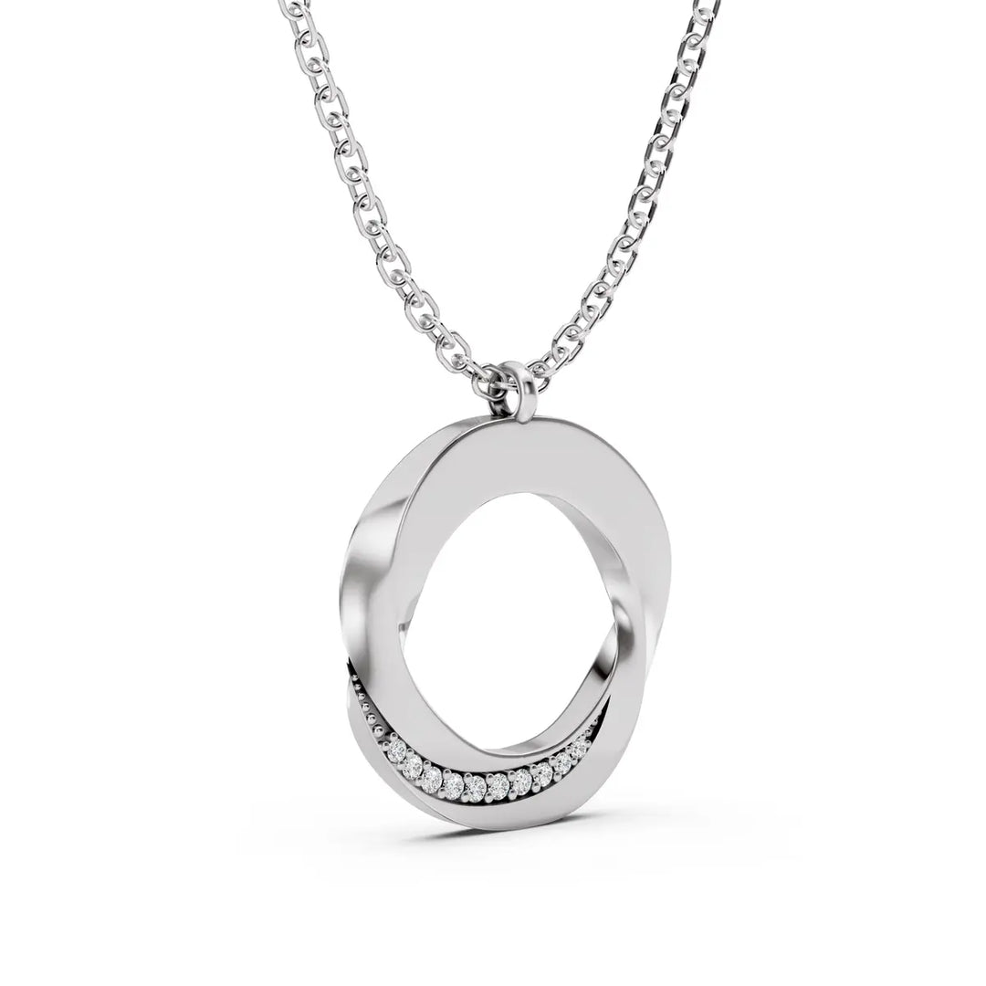 Orbit Halo Pendant-With chain