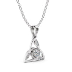 Load image into Gallery viewer, Trinity Spark Pendant-With chain
