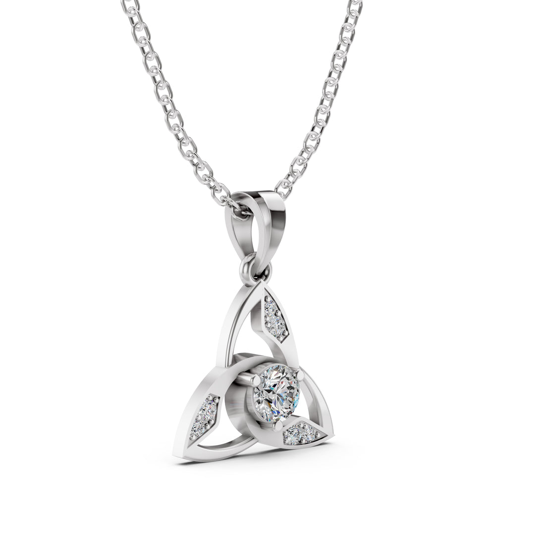 Trinity Spark Pendant-With chain